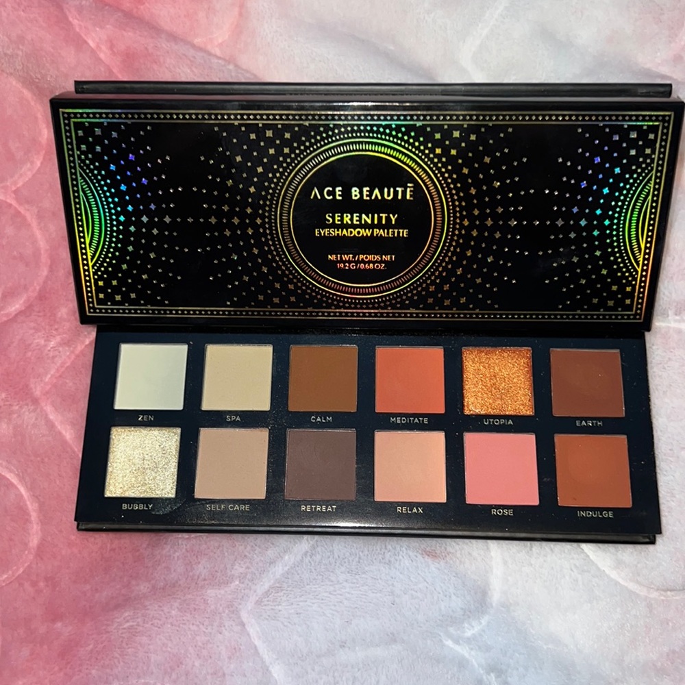 Swatched Ace Beaute Serenity Palette - Gorgeous!